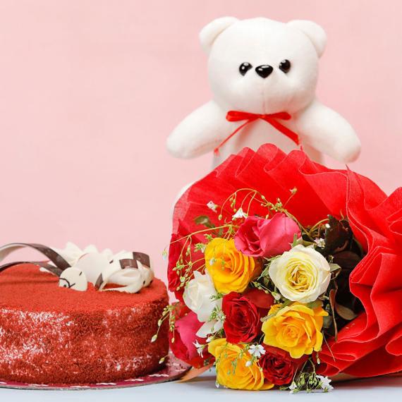 Flowers & Teddy